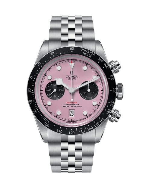 tudor automatic chrono time|tudor chrono pink dial.